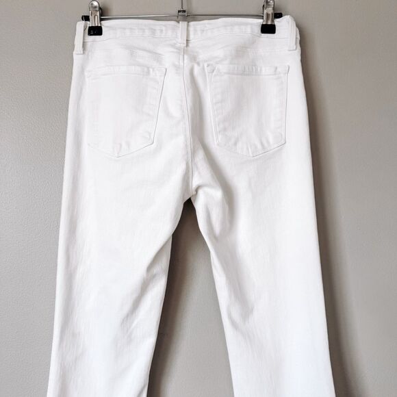 J Brand Mid Rise Flare White Jean Size 28 - Picture 5 of 10